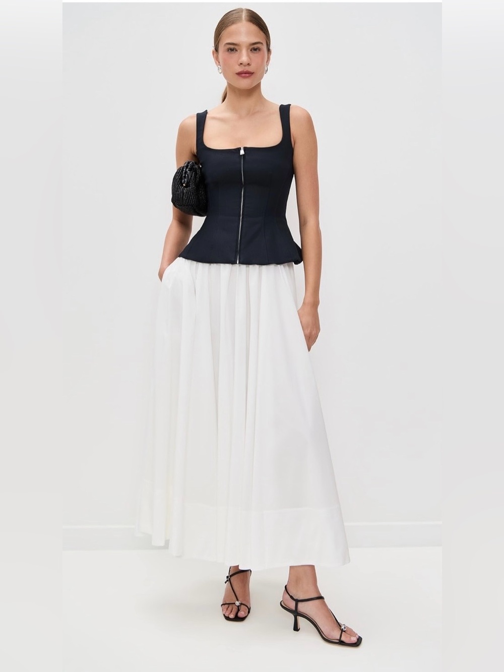 NWT NEW Jonathan Simkhai Jolynn Combo Dress